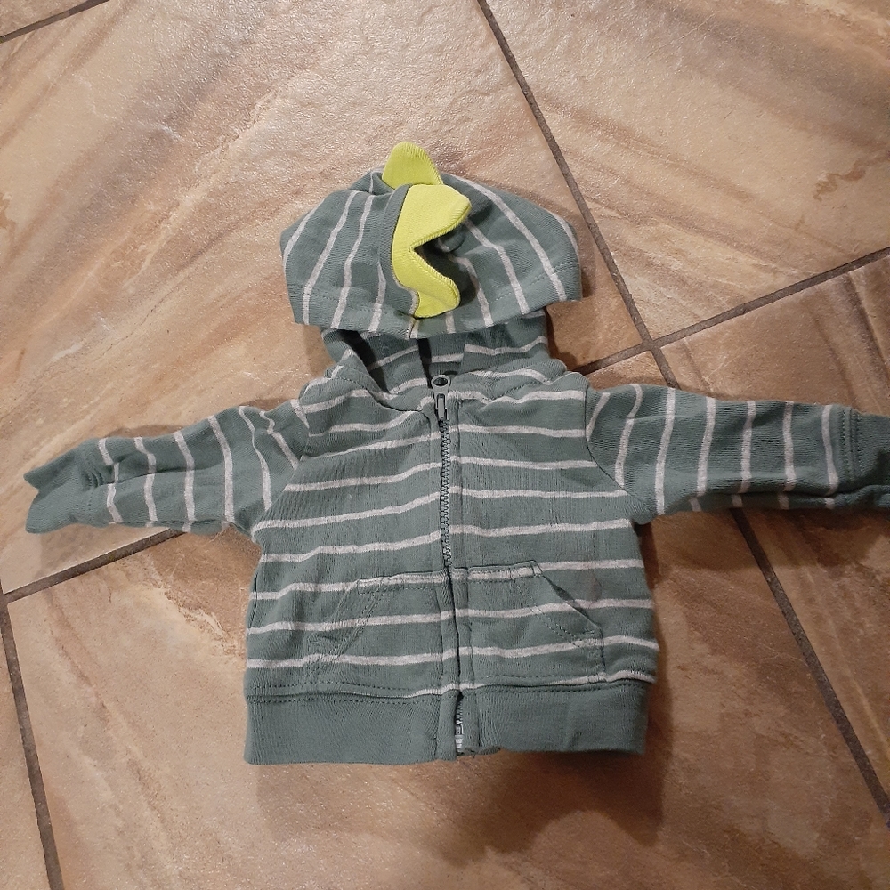 Dinosaur preemie jacket
